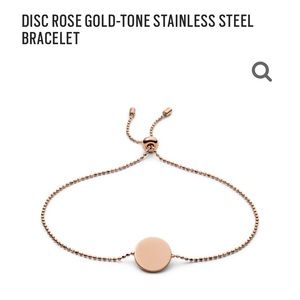 NWT Rose gold Fossil bracelet
